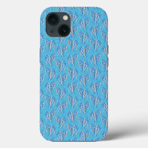 Tribal Tattoo Manatees Ocean Blue iPhone 13 Hülle