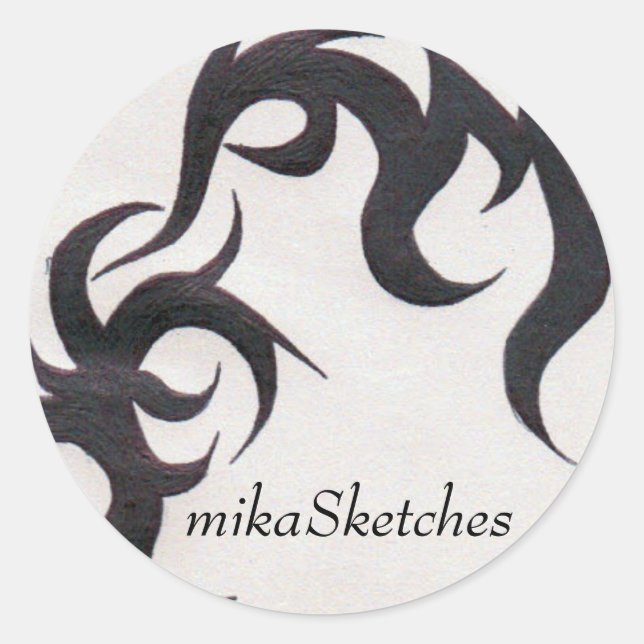 Tribal Tattoo Sticker (Vorderseite)