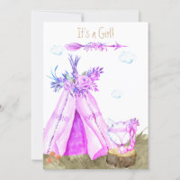 *~* Tribal Teepee Boho Fox Wald Girl