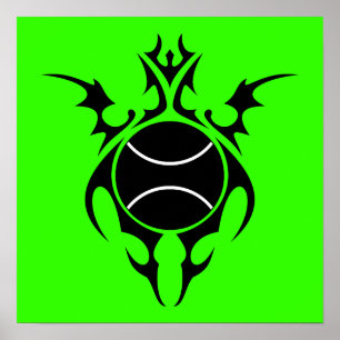 Tribal-Tennis Poster