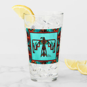 Tribal Thunderbird Glass Cup Glas