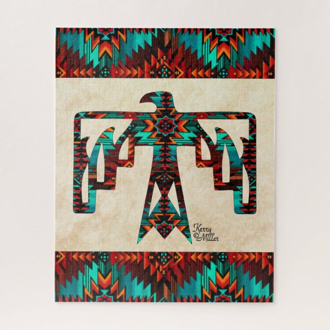Tribal Thunderbird Jigsaw Puzzle (Vertikal)