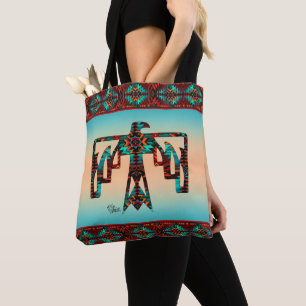 Tribal Thunderbird Tote Bag