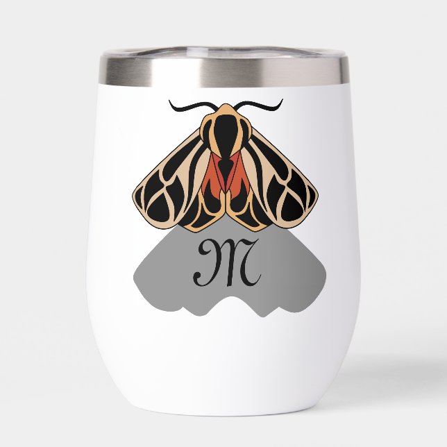 Tribal Tiger Moth Monogram (Rückseite)