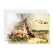 Tribal Tipi und Heart Arrow Boho Teepee Wedding