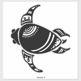 Tribal Turtle Aufkleber