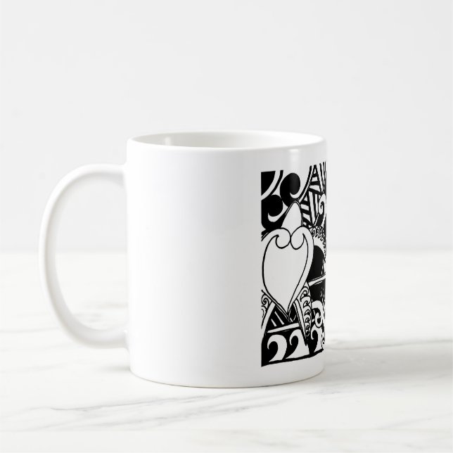 Tribal Turtle Polynesische Tasse (Links)