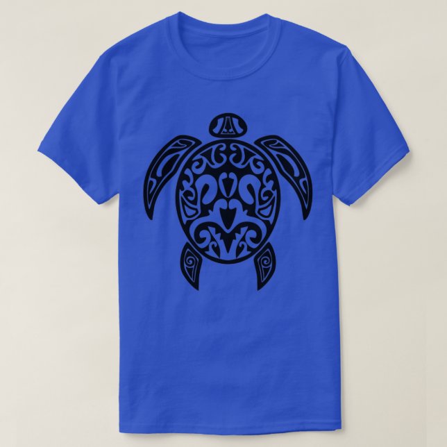 Tribal Turtle Tattoo T-Shirt (Design vorne)