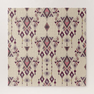Tribal Vintage Ethnisch Nahtlos Aztekisch Puzzle