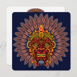 Tribal Warrior King Ritual Mask