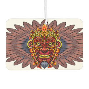 Tribal Warrior King Ritual Mask Autolufterfrischer