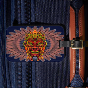 Tribal Warrior King Ritual Mask Gepäckanhänger