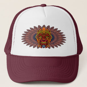 Tribal Warrior King Ritual Mask Truckerkappe