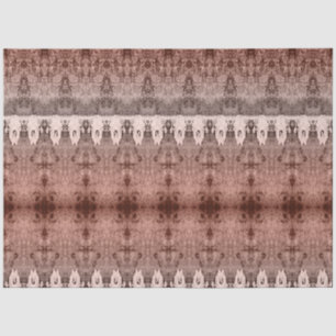 Tribal Western Light Brown Muster Stier Kuh Schäde Seidenpapier