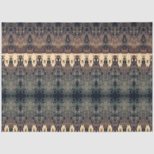 Tribal Western Muster braun beige Stier Kuh Schäde Seidenpapier