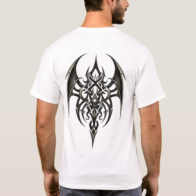 Tribal Winged Totem T-Shirt (Rückseite)
