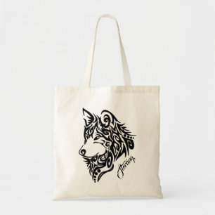 Tribal Wolf Tragetasche