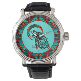 Tribal Wolf Watch Armbanduhr
