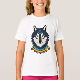 Tribal Wolfskopf T-Shirt