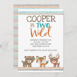 Tribal Woodland Einladung