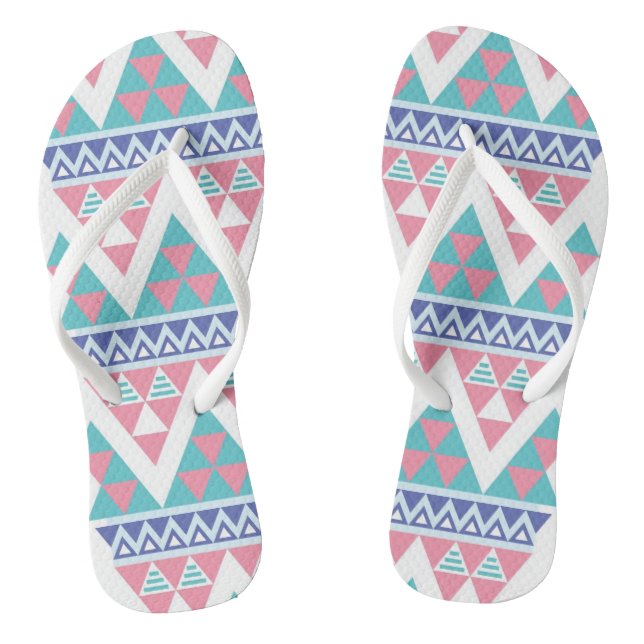Tribaler Aztec-Farbmuster Flip Flops (Fußbett)