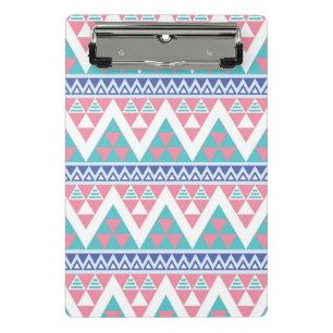Tribaler Aztec-Farbmuster Mini Klemmbrett