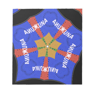 Tribales afrikanisches Design: Hakuna Matata Notizblock