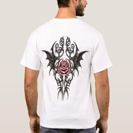 Tribales Rosen-Emblem T-Shirt