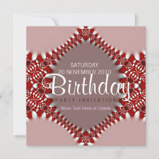 Tribalitic Sweet Birthday Einladung