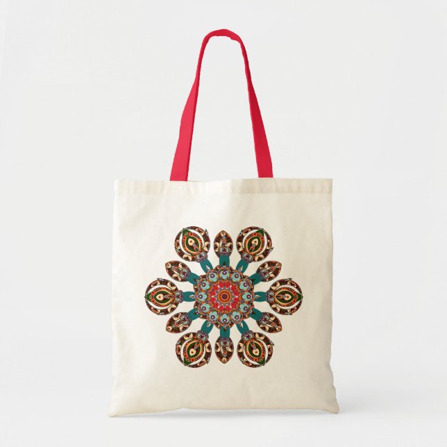 Tribalix Mandala Bag Tragetasche (Vorne)