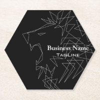 Tribe Roar Lion Kontur Paper Untersetzer