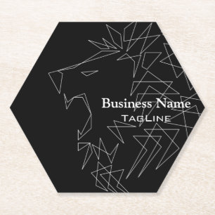 Tribe Roar Lion Kontur Paper Untersetzer