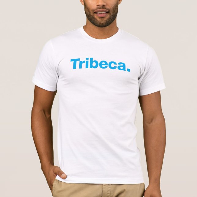 Tribeca (cyan-blau) T-Shirt (Vorderseite)