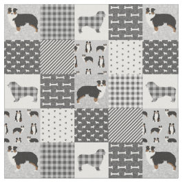 Tribfarbene ausie Flickwerk-Cheatquilette Stoff