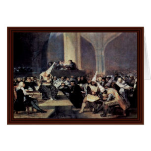 Tribunal der Inquisition durch Francisco De Goya