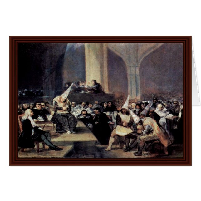 Tribunal der Inquisition durch Francisco De Goya (Vorderseite (Horizontal))