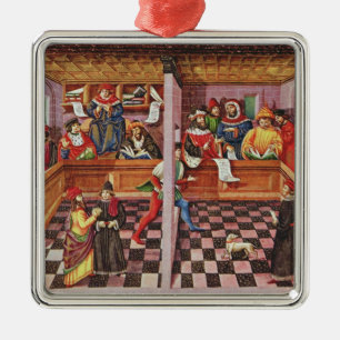 Tribunal der Wissenschaftler Ornament Aus Metall