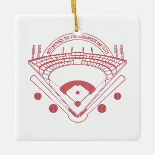 Tribut an Baseball Keramikornament