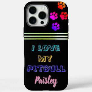Tribut an den geliebten Pitbull, Paisley iPhone 16 Pro Max Hülle