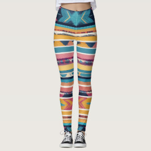 Tribut an die abstrakte indianische Kultur S13 Leggings