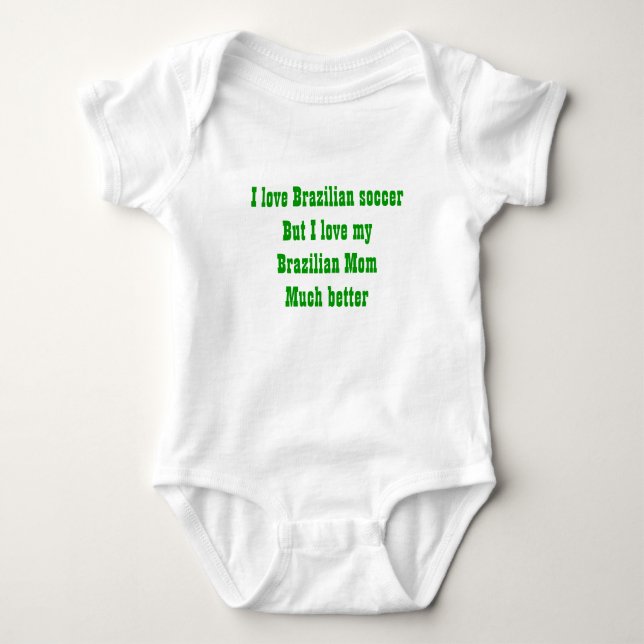 Tribut an eine brasilianische Mutter Baby Strampler (Vorderseite)