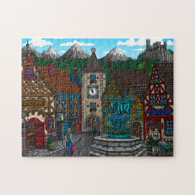 Tribut an Europa Puzzle (Horizontal)