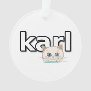 Tribut an Karl Lagerfeld Ornament