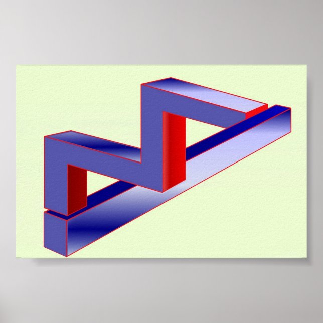 Tribut an Reutersvard II Poster (Vorne)