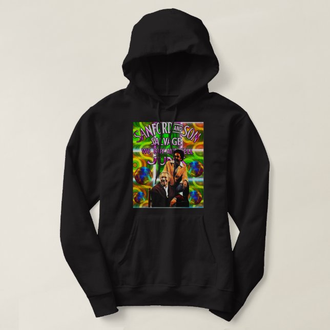 Tribut an Sanford und Son Flashback Premium  Hoodie (Design vorne)