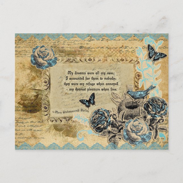 Tribut an Shelley Postkarte (Vorderseite)