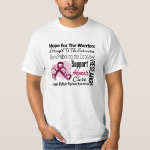 Tribut-Hoffnungs-Collage - multiples Myeloma T-Shirt