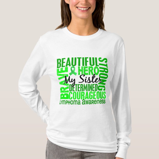 Tribut-quadratisches Schwester-Lymphom T-Shirt (Vorderseite)