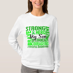 Tribut-quadratisches Sohn-Lymphom T-Shirt