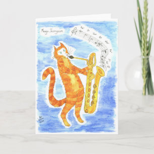 Tribut zu späten großen Gerry Mulligan Karte